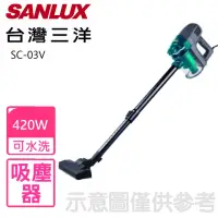 在飛比找momo購物網優惠-【SANLUX 台灣三洋】420W可水洗吸塵器(SC-03V