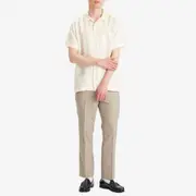 AMI Paris Elasticated Waist Wool Trousers
