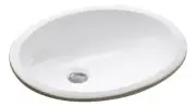 KOHLER Caxton 16-1/4 in. Oval Vitreous China Undermount Bathroom Sink in White