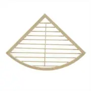 A&E Cage AE-CB-L Black Large Corner Rest Shelf