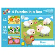 Farm in a Box Puzzle, 4-Piece