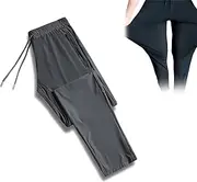 [DMJHJY] Coolmance Stretch Pants, Stretchactive - Unisex Ultra Stretch Quick Drying Pants, Wrinkle-Resistant (L,Wide Leg Gray B)