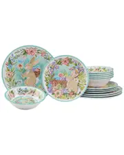 Certified International Joy of Easter 12pc Dinnerware Set