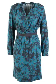 Long Sleeve Wrap Dress--NOA-1-3257-1