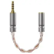 3.5mm (1/8'') Balanced Male to 2.5mm Balanced Female Headphones Adapter, Copper