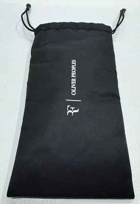Oliver Peoples / Roger Federer Sunglasses Eyeglasses Black Pouch Case Authentic