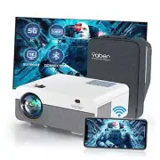 Pro Y9 5G WiFi Bluetooth Projector, 15000LM 450 ANSI Native 1080P Projector