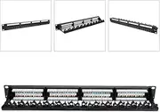 Montable Patch Panel of Gold Cat6 Red Cable for Adequate Gigabital Connections for Weak Current Wiring