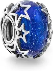 Pandora Galaxy Blue & Star Murano Charm