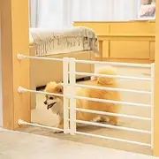 Baby Gates Retractable Dog Gate, Cat Fence, Safety Gate for Dogs, Extendable Dog Fence, No Nails Indoor Telescopic Pet Freestanding Barrier, Dog Guardrail for Bedroom Bathroom Living Room Balcony