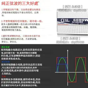 【可開發票】長技 純正弦波逆變器 電源轉換器 逆變器 車用 12V轉110V 直流轉交流 24V 48V 60V 72V轉110V