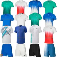 在飛比找蝦皮購物優惠-專櫃正品Mizuno美津濃男子網球服2021年澳網新款短袖t