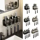 Punch-free Toothbrush Holder Storage Tool Mouthwash Cup Shelf