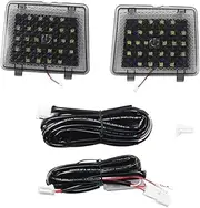 Powerty Compatible with LED Lights Toyota RAV4 2022 2023 Cargo Lamps Decorative Atmosphere Lamp Trunk Ceiling Lighting 2 PCS