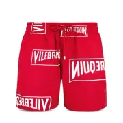 NWT Vilebrequin RED Moorea Logo Men’s Swimming Trunks Shorts 7" Inseam XXL 2XL