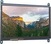 7 Inch HDMI LCD HD Touch Screen, 1024x600 Capacitive Monitor for Raspberry Pi, 5 Touch Points Professional Monitor for Raspberry Pi 3/2/1