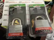 U Haul MOVER'S PADLOCKS 2" Laminated Steel in Unopened Packaging - NEW