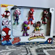 Ghost-Spider, Spidey, Miles Morales, Green Goblin & Doc Ock Action Figure Toys