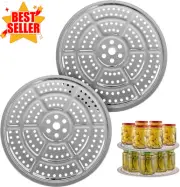 2-Pack Pressure Canner Rack - Stainless Steel, 11-Inch for Presto & All American