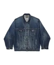 Balenciaga Tape Type Oversized Jacket 1,2,3,4 blue
