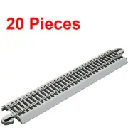 NEW Bachmann 9" Staight Nickel Silver E-Z Train Track (20 Pieces) HO Scale BAC44