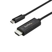 StarTech 1m / 3 ft USB C to HDMI Cable, 4K at 60 Hz, Black - CDP2HD1MBNL