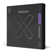 D'Addario 11-52 Light XT Phosphor Bronze Coated Acoustic Guitar Strings 3-Pack