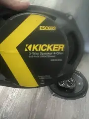 Kicker ESC693 6x9 3-Way Speakers Set 350 Peak Watt, 4 Ohm