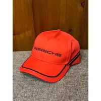 在飛比找蝦皮購物優惠-Porsche 保時捷 原廠 精品 紅色 logo 中性 帽