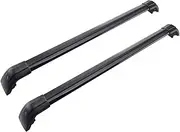 2PC Cross Bars Compatible for BMW X1 U11 2023-2025 Crossbar Luggage Carrier Roof Rack Rail Carrier Lockable Cargo Bars(Black)