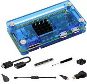 Raspberry Pi Zero Case Kit with Heatsink, HDMI Adapter, for Pi Zero 2 / W
