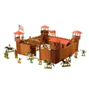 Original Gulliver Big Fort Super Battle Vintage Indian Miniature Toy 0063