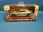 Marvel Avengers 2010 Chevy Camaro Jada Gray Diecast 1:32 Scale Ages 8 & Up New