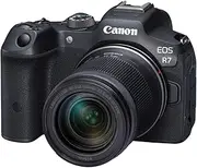 [Canon] EOS R7 RF-S18-150mm F3.5-6.3 is STM Lens Kit, Mirrorless Vlogging Camera, 32.5 MP Image Quality, 4K 60p Video, DIGIC X Image Processor, Dual Pixel CMOS AF, Subject Detection, Content Creators