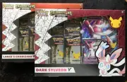 Pokémon TCG Celebrations Collection Dark Sylveon & Lance’s Charizard Bundle NIB