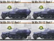 AFV Club 1/35 Sd.Kfz. 251/17 Ausf. C (Command vehicle) #35117 USASealed