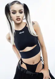 [Poster Grl] Rude Mood Underwire Sports Bra