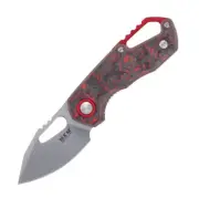 MKM SMKW Exclusive Isonzo - Lava Flow Fat Carbon CF - Stonewash Clip Point M390