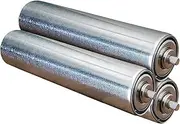YOPNDFR Stainless Steel Conveyor Rollers, Suitable for Conveyor Systems, Load Capacity 50 kg/110 lb each, Diameter 5 cm/2 in, Roll Length 25.2 in/64 cm Total Length 540 mm/21.2 in
