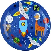 Zak Melamine Plate - Space Design