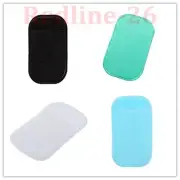 Anti-Slip Car Dashboard Sticky Pad NonSlip Mat-4 pc set Black+Green+Clear+Blue