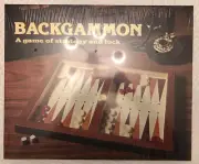 Vintage 1977 E.S. Lowe BACKGAMMON Set Milton Bradley #2703 - New, Sealed