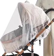 Stroller Mesh Cover - Reusable Stroller Net Cover,Breathable Boys Girls Carrier Honeycomb Mesh Cover for Small Crib Protection Reusable
