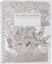 Decomposition Screech Owls College Ruled Spiral Notebook - 9.75 x 7.5 Journal with 160 Lined Pages - 100% Recycled Paper - Notebooks for School Supplies, Home & Office - Made in USA