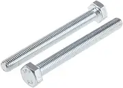 Romak 093152 Set Screws, Zinc Plated, M8 x 80 mm Size, 10 Cards