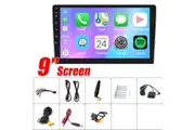 9" Car Radio 2 DIN GPS FM RDS WIFI w/ Rear Camera For Android Auto IOS CarPlay