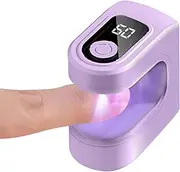 UV Nail Lamp Small,Fingernail Curing Dryer USB Charging | Portable Nail Curing Light with 2 Timing Modes for Travel and Home Manicure Salon