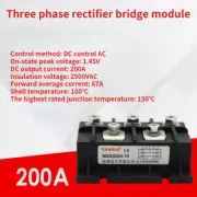 Three-phase bridge rectifier module MDS200-16 DC control AC DC-AC