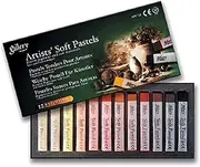 [Mungyo] Gallery Soft Pastel Squares Cardboard Box Set of 12 - Earth Tones