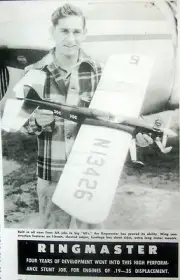 RINGMASTER PLAN + CONSTRUCTION ARTICLE to Build 41" Span OTS UC Model Airplane